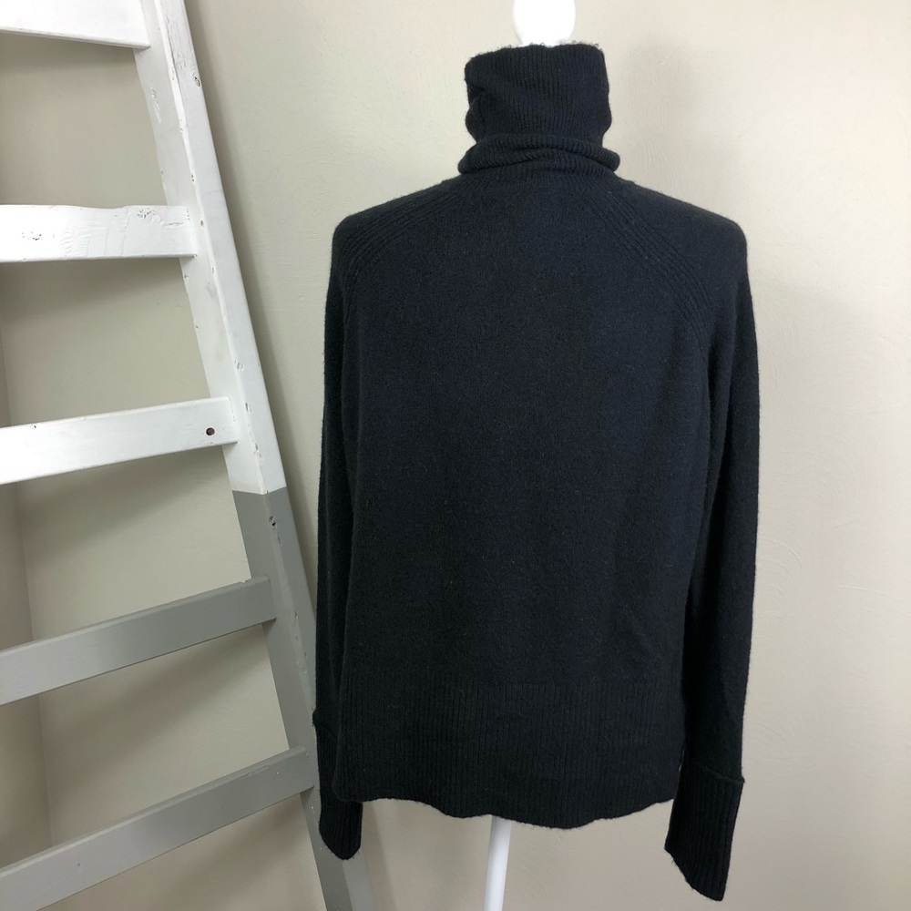 JCREW Turtleneck Sweater Raglan Wool Alpaca Blend - Picture 4 of 9